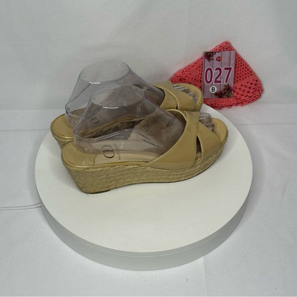 Kelsi Dagger Bianca Wedge Platform Slip-On Sandals Size 8.5 - Picture 3 of 14